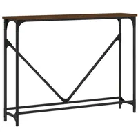 VidaXL Eichen-Optik Konsolentisch 102x22,5x75 cm braun