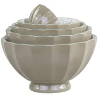 Chic Antique Arés Schüssel 5er-Set, H9/D15,5 cm, verte