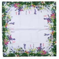Hti-Living Mitteldecke ca. 85 x 85 cm Wiesenblumen