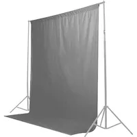 Caruba Hintergrundtuch 3x6m Grau