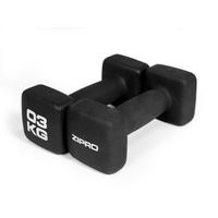 Zipro Neopren Fitness-Hanteln schwarz 2x3kg