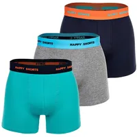 Happy Shorts Herren Boxershort 3er Pack