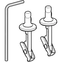 Geberit Fixierbolzen m. Abdichtscheibe 244625001 für WC-Sitz