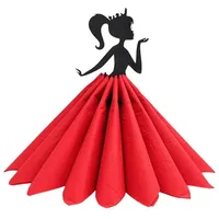 DanDiBo Ambiente DanDiBo Serviettenhalter Schwarz Vintage aus Holz 28