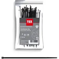 TOX Kabelbinder Clip 4,8 x 200 mm schwarz