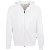 Hakro Kapuzen-Sweatjacke Premium weiß, 2XS