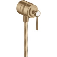 Hansgrohe Axor Montreux Fixfit Stop Schlauchanschluss, Abstellventil, Hebelgriff brushed
