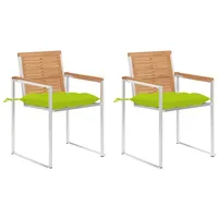 VidaXL Gartenstuhl 60 x 60 x 85 cm grün