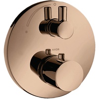 Hansgrohe Axor Uno Thermostat Unterputz mit Absperrventil polished red