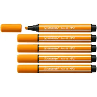 Stabilo Filzstift Pen 68 MAX 5 St. orange