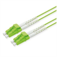 Roline LWL-Kabel 50/125μm OM5, LC/LC, LSOH, Low-Loss-Stecker, grün, 3