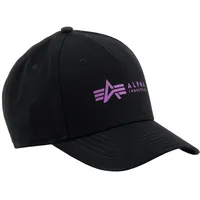 Alpha Industries Alpha Kappe Black / Dark Magenta One