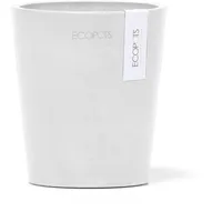 Ecopots Pflanztopf Morinda Weiß 11 cm x 12,4 cm