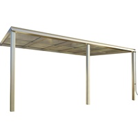 BECKMANN Terrassendach BECKMANN "Exklusiv Gr. 7", grau (anthrazit), B:508cm