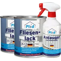 Plid Premium Fliesenlack Fliesen Lack Fliesenfarbe & 0,5l Anlauger