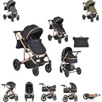 Moni Kombikinderwagen 2 in 1 Thira Babywanne, umbaubar, Sportsitz,