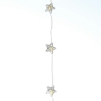 MARELIDA LED Drahtlichterkette Drahtsterne - 20 LED - L: