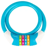 Dunlop Fahrradschloss Kinder Fahrrad Schloss - Sicherheitsstufe 5 Zahlenschloss