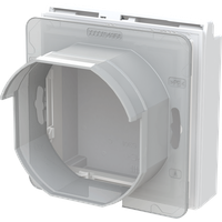 Busch-Jaeger Zwischenring m. Klappdeck. 2518-WD-44M