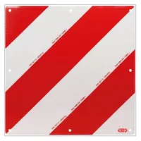 König Werbeanlagen Warntafel f. überbreite und überlange Transporte, Alu,