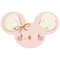 Partydeco Servietten Maus 20 Stück 16x10cm 3-lagig Papierservietten Geburtstagsservietten