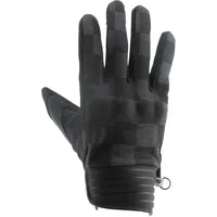 Helstons Simple Damier Motorradhandschuhe, schwarz-grau, Größe 3XL für Männer