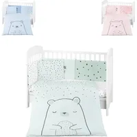 KIKKABOO Kinderbettwäsche, Bär 6tlg. 135 x 95