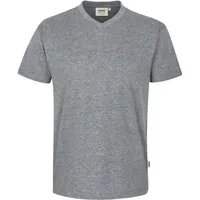 Hakro V-Shirt Classic grau meliert, XS