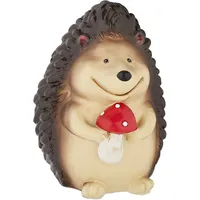 Relaxdays Gartenfigur Igel, wetterfeste Gartendeko, HBT: 15 x 10,5