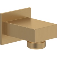 Villeroy & Boch Universal Showers Wandanschlussbogen eckig, Wandmontage, brushed