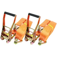 Trutzholm 2x Spanngurte mit Ratsche Zurrgurt 2-tlg 6m 5t