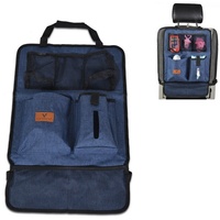 Cangaroo Organizer fürs Auto, Rückenlehnenschutz mit Taschen, Reise Organizer