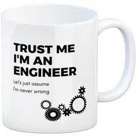 Speecheese Trust me I'm an engineer Kaffeebecher schöne Kaffeetasse