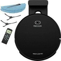 ProfiCare ProfiCare® PC-BSR 3108 Saug-und Wischroboter Schwarz Fernbedienbar