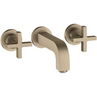 Hansgrohe Citterio 3-Loch Waschtischarmatur Brushed Nickel