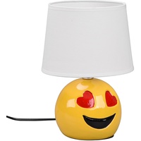 ETC Shop etc-shop - Keramik Tischlampe für Schlafzimmer Nachttischlampe