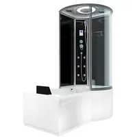 AcquaVapore Kombination Badewanne Dusche K55-L31 Duschtempel 170x100 cm