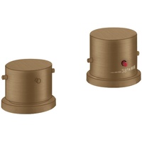 Hansgrohe Axor Starck 2-Loch Wannenrandarmatur mit Thermostat - Brushed