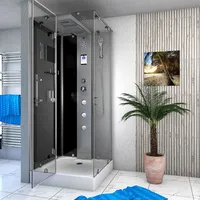 AcquaVapore AquaVapore Dampfdusche Duschtempel Sauna Dusche Duschkabine D38-03L2 80x80