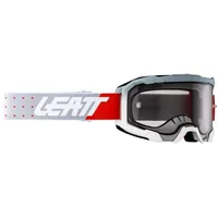 Leatt Velocity 4.5 Forge Crossbrille getönt - Hellgrau/Weiß/Rot Getönt
