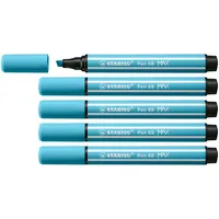 Stabilo Pen 68 MAX 5 St. azurblau