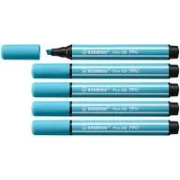 Stabilo Pen 68 MAX 5 St. azurblau