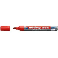 Edding 250 nachfüllbar 1,5-3mm rot - 10 Whiteboard Stifte