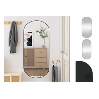 VidaXL Wandspiegel 45x100 cm Glas Oval