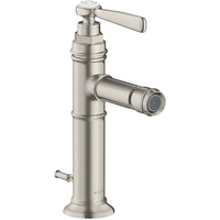 Hansgrohe Axor Montreux Einhebel-Bidetmischer mit Hebelgriff und Zugstangen-Ablaufgarnitur -