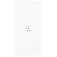 Busch-Jaeger 6234-21-44G Wippe 2-fach, links, mit Symbol Dimmer, studioweiß
