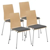 NOWY STYL 4 Nowy Styl Schalenstühle Cafe VII buche,