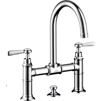 Hansgrohe Montreux Zweigriff Waschtischarmatur Edelstahl Optic