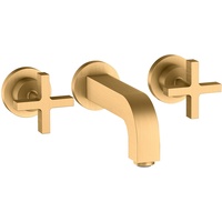 Hansgrohe Citterio 3-Loch Waschtischarmatur Brushed Brass