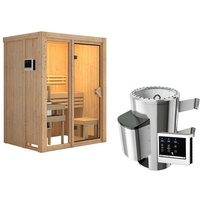 Karibu Sauna Avari 1 Superior mit Fronteinstieg 68 mm